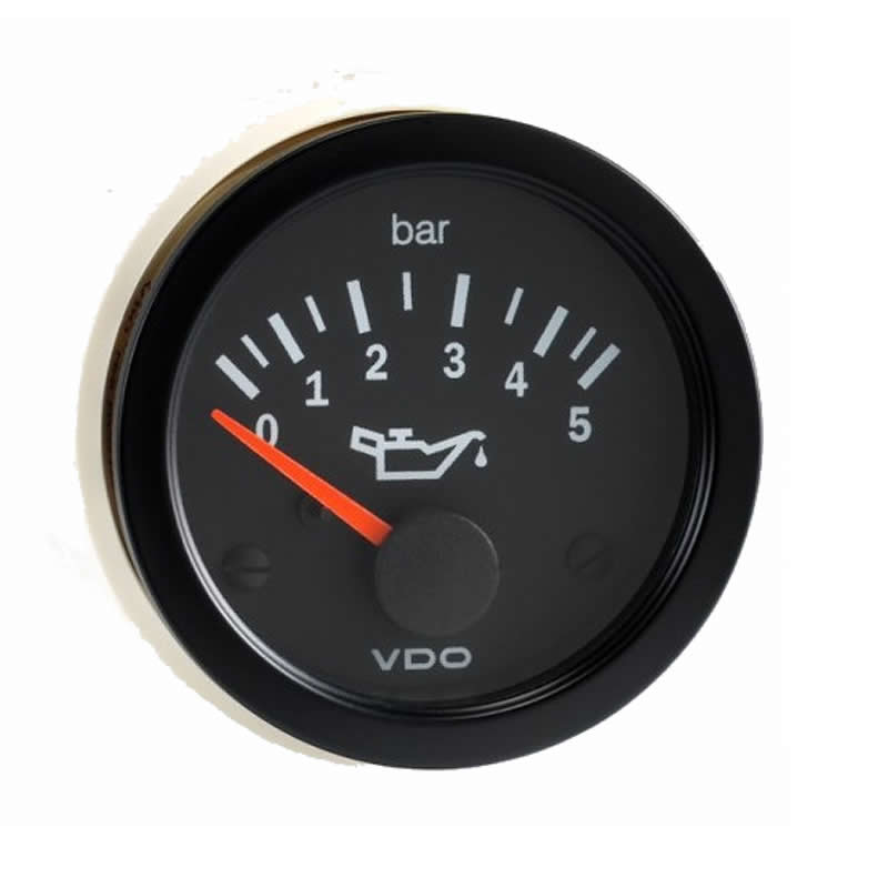 VDO Cockpit Vision Engine oil pressure 5Bar 52mm 12V